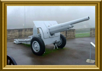 105 mm French fieldgun in Verdun (Mémorial)