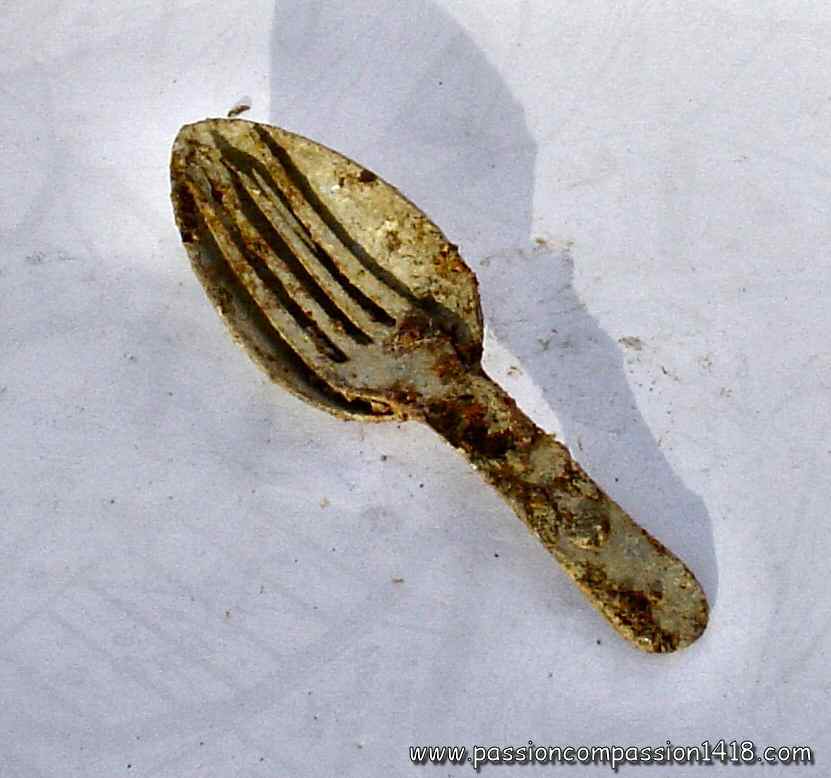 German spoon and fork kit found in Verdun